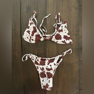 Cow Print Bikini